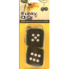 Dice-shaped hanging car air freshener
