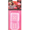 Dice-shaped hanging car air freshener