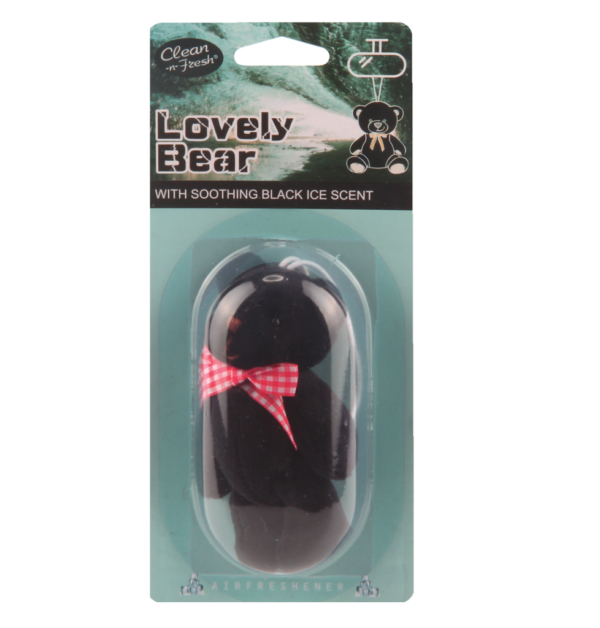 bear-shaped toy hanging car air freshener