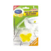toilet bowl cleaner with buttererfly-shaped air freshener
