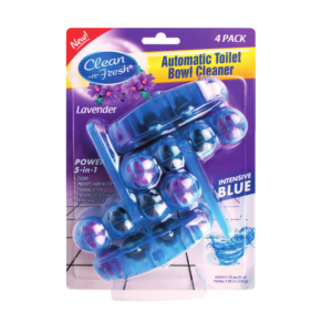 Blue active toilet bowl cleaner