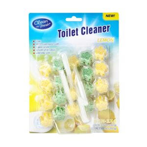 Automatic toilet bowl cleaner rim block