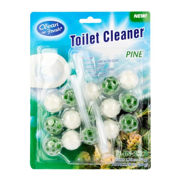 Automatic toilet bowl cleaner toilet rim block