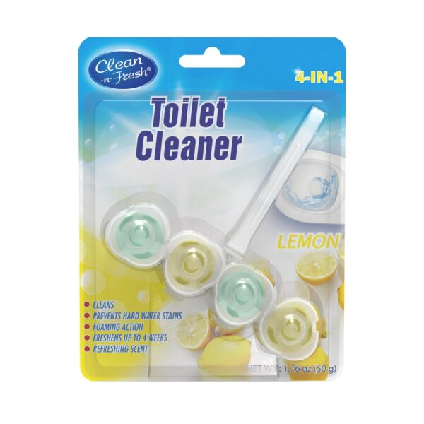 Automatic toilet bowl cleaner rim block